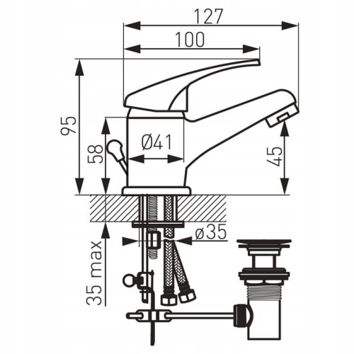 Bateria-umywalkowa-stojaca-Ferro-Basic-srebrny-Marka-Ferro.jpg